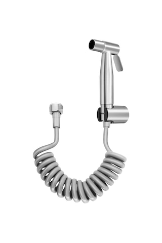 Valkyrie Paslanmaz Çelik Tuvalet Musluk Lavabo Bide Seti Kademeli Jet Püskürtme Spiral Hortum Kolay Montaj