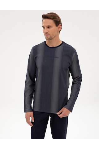 Pierre Cardin Erkek Lacivert Pijama Takım 50322637-200 Lacivert