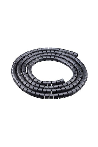 Ø30 Kablo Koruyucu Ve Düzenleyici Spiral 5mt Siyah