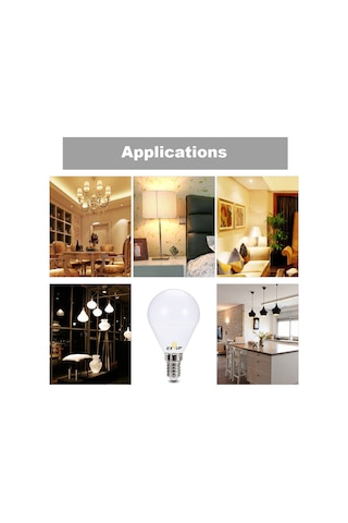 Symbee E14 Tabanlı 7w Led Içmeşkân Ampulü 220-240v 270 Açı Beyaz Işık 5 Adet 6000-6500k