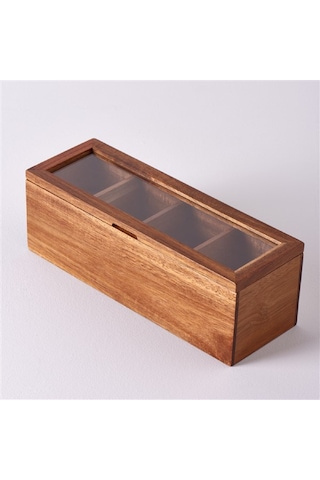 Linens Accacia Akasya 26,5x9x9 Cm Düzenleyici Kutu Linens Accacia Akasya 26,5x9x9 Cm Düzenleyici Kutu