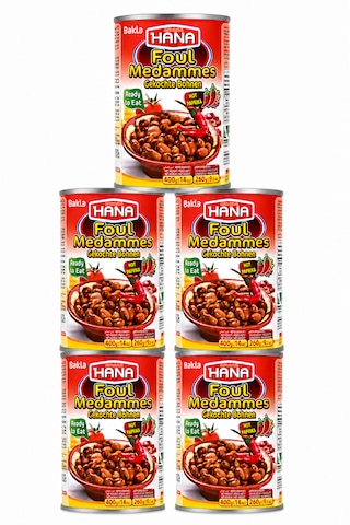 Acılı Bakla Konservesi 400 Gr X5 Adet