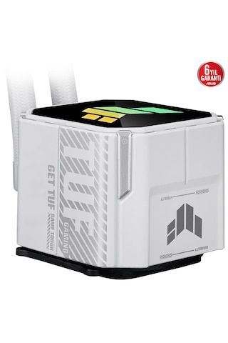 Asus Tuf Gaming Lc Iıı 360 Argb White Edition 360mm Intel-amd Uyumlu Işlemci Sıvı Soğutucu 120MM FAN