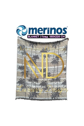 Merinos Miami Çift Kişilik Battaniye Çok Renkli