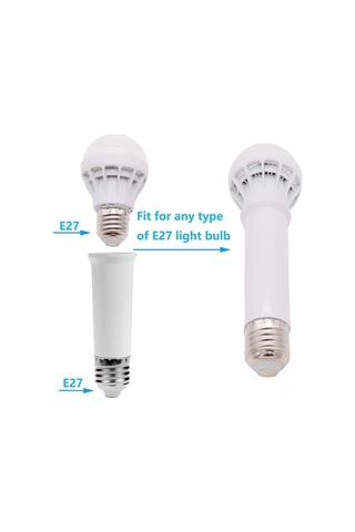 Maiyame E26 Ampul Tutucu Uzatıcı 3'lü Set - Isı Dayanıklı Pbt Malzeme, 60w, 250v, 12cm Uzunluk, Ev Ve Ofis Işık Uyumlu