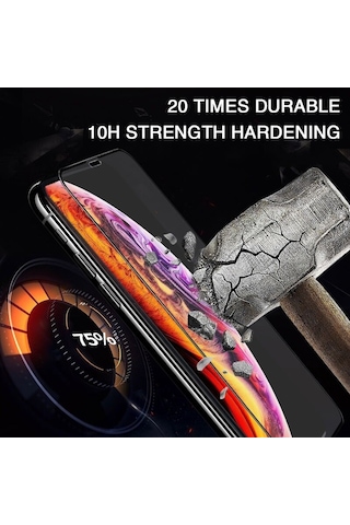 Apple iPhone 16 Uyumlu Ekran Koruyucu 6D Kırılmaz Cam - Extra Darbe Koruma - Ekranı Tam Kaplar