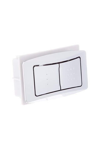 American Standard 7381092-200.0020a Dikdörtgen Tank Üstü Push Button Aktüatör, Bitmemiş