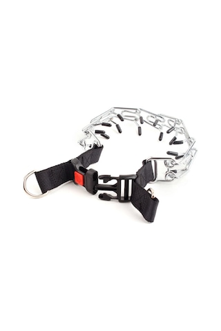 Köpek Kauçuklu Yürüyüş Boyun Zincir Eğitim Tasması 4 MM x 60 CM