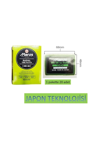 MARUNİ MR08-28108 RADYAL OTOMOBİL LASTİK YAMASI 48X68