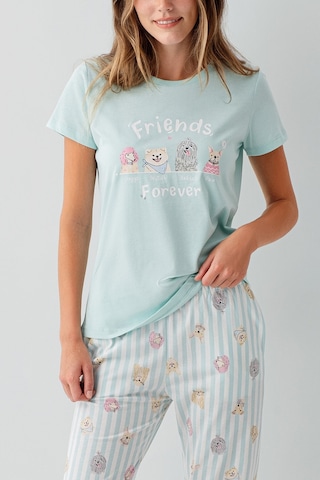 Rolypoly Kadın Yeşil Pijama Takım Rp3810-s-v2 Yeşil