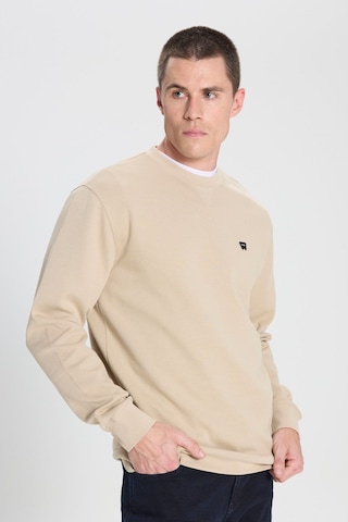 Wrangler Erkek Regular Fit Bisiklet Yaka Bej Sweatshirt - W242726614 Bej