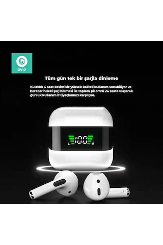 Dvip P50 Pro TWS Bluetooth 5.1 Kulak İçi Kulaklık