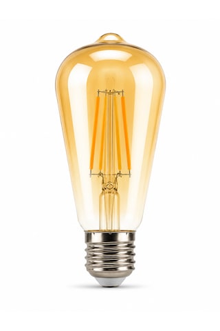 Rbr St64 Led Filament Ampul E27 4w 2500k Rustik Dekoratif Amber Cam