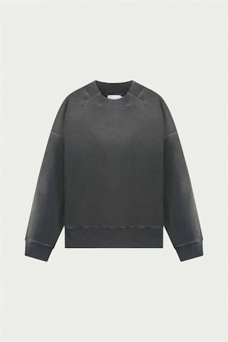 Ampere Organik Pamuk Oversized Theo Sweatshirt - Amsterdam Tasarımı, Portekiz Üretimi Siyah