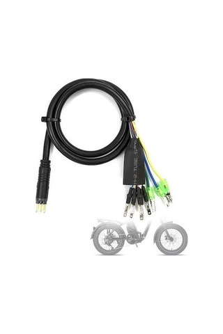 Ulzyvf Çreatetech Siyah Motor Hallow Bisiklet Adaptörü 130cm Jw - Hafif & Dayanıklı Adaptör Siyah