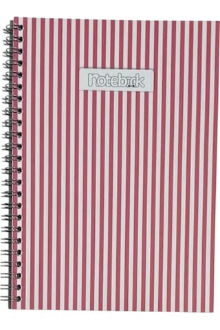 A5 Spiralli Pembeli Defter 40 Yaprak 3'lü Tamamı Çizgisiz