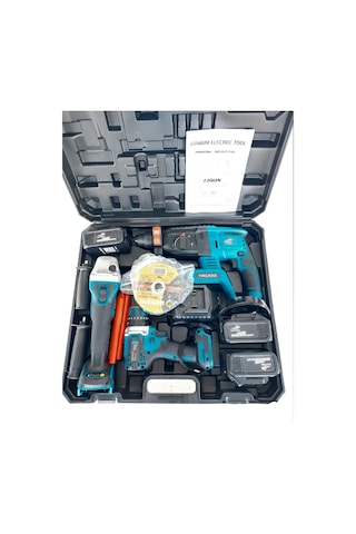 Sarjlı Hilti-Şarjlı Spral-Şarjlı Çelik Mandrenli Matkap 3'lü Set