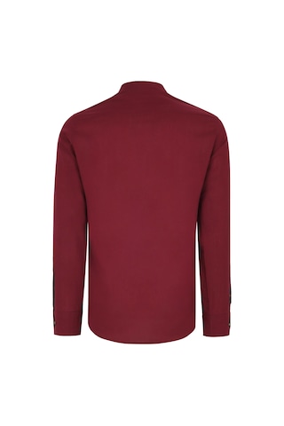 G983 Dewberry Hakim Yaka Erkek Gömlek-bordo Bordo