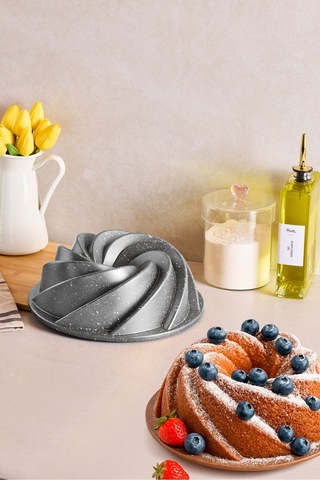 Cake Pro Döküm Rüzgar Gülü Silver Kek Kalıbı Gümüş