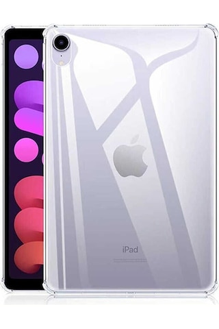 Apple Uyumlu iPad Mini 2021 6.nesil Şeffaf Kılıf Tablet Nitro Anti Shock Silikon Koruyucu Kapak Kılıf