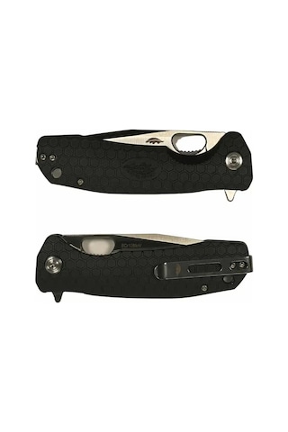 Honey Badger Tanto Flipper Large Black Kamp Çakı Çok Renkli