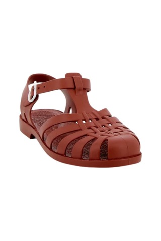Meduse Sunmif Mat Terracotta Kadın Sandalet-14525 Toprak Rengi