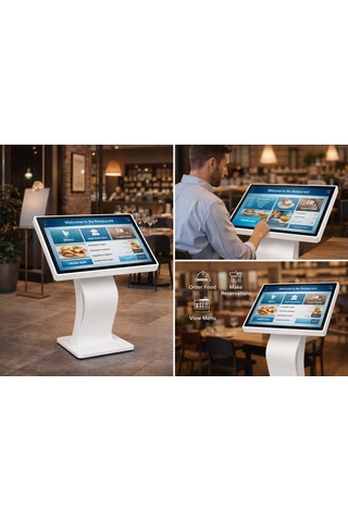 50 Touchscreen Desk Kiosk V2