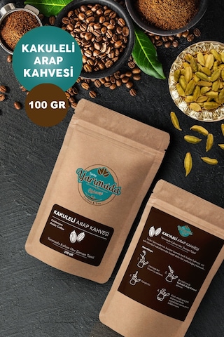 Tarihi Yarımada Kahvecisi Taze Çekilmiş Orta Kavrulmuş ve Öğütülmüş Kakuleli Arap Kahvesi 100 G Tarihi Yarımada Kahvecisi Taze Çekilmiş Orta Kavrulmuş ve Öğütülmüş Kakuleli Arap Kahvesi 100 G