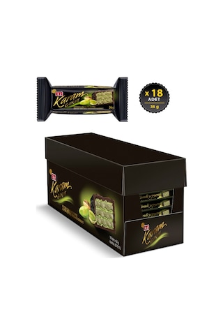 Karam Gurme Antep Fıstıklı Gofret 36 G X 18 Adet