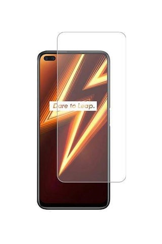 Realme 6 Pro (3 Adet) Kırılmaz Ekran Koruyucu Temperli Cam