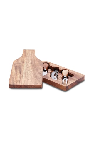 Korkmaz Akasya 4 Parça Peynir Servis Sunum Seti A641-07 Diğer