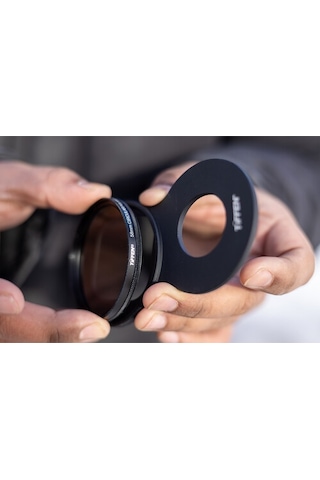 Tiffen 58 MM Magsafe Filtre Yuvası Ve Dairesel Polarize Filtre (Apple Uyumlu iOS 14/15 Pro Max İçin)