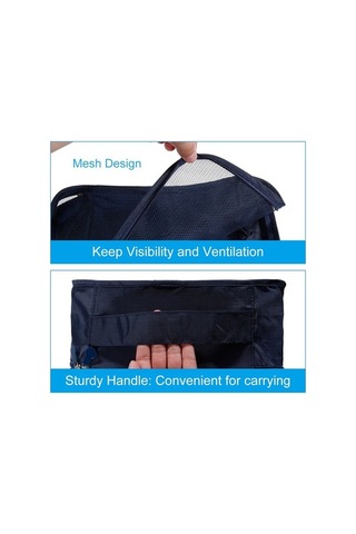 Tongxida 6'lı Set Hafif Seyahat Çantası - Sıkıştırılabilir Çamaşır Düzenleyici, Su Geçirmez Valiz Organizer Gri Gri