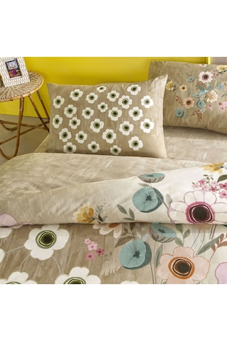 Taç Blyss Ranforce Çift Kişilik Nevresim Takımı Bej 000000001000051123 Bej