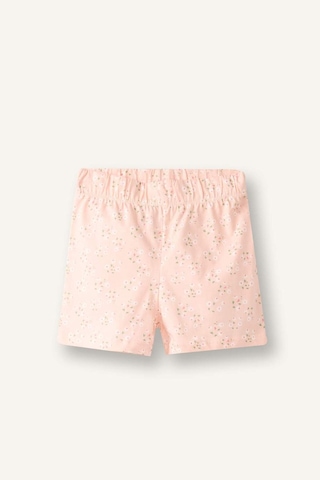 Defacto Çiçekli 2li Dokuma Somon Pijama Kız Bebek H5506a526smpn437 Pembe-pn437