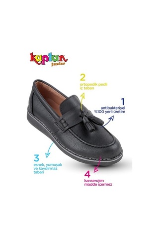 Kaptan Junior Erkek Çocuk Klasik Ayakkabı (509708730)