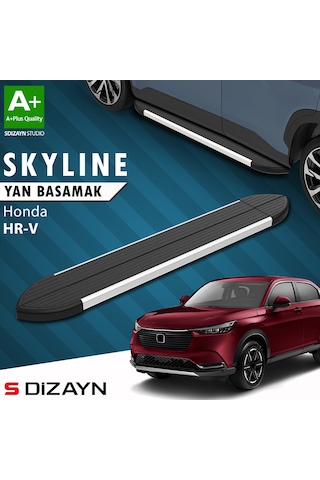 S-dizayn Honda Hr-v 3 Skyline Aluminyum Yan Basamak 173 Cm 2021 Üzeri A+ Kalite