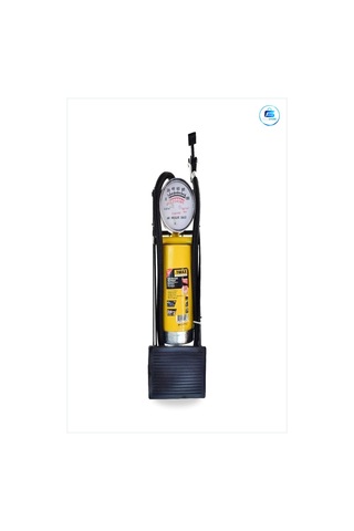 İnce Piston Ayak Şişirme Pompası Ayakla Kullanım Basınç Göstergel