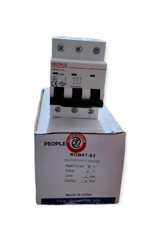 People Elk.4.5Ka K Otomat Sigorta 3X40A