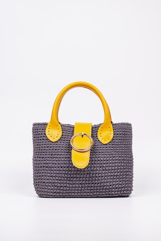 Fabric Craft Bag El Çantası Floş İplik Gri Gri