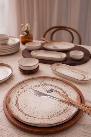 Kütahya Porselen 14 Parça 6 Kişilik Kahvaltı Takımı 880914 417663 Bej