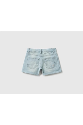 Benetton Kız Çocuk Denim Şort 4xa2c9010-24y Mavi