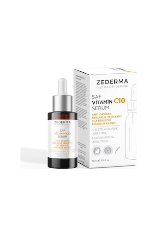Zederma Saf Vitamin C10 Serum & Parlaklık Yenileyici & Cilt Besleyici 30 ML