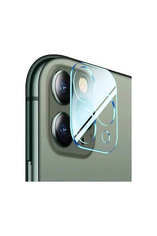 Ally Apple Uyumlu iPhone 12 6.1 Full Tempered Kamera Koruyucu Kırılmaz Cam