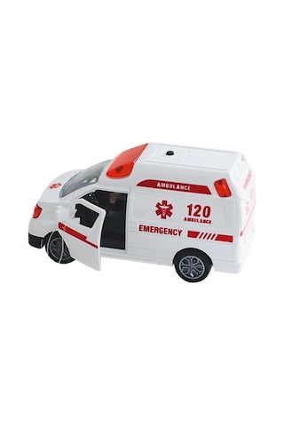 Yy2020-17a Çek Bırak Sesli Ve Işıklı Ambulans Minibüs -kızılkaya Oyuncak