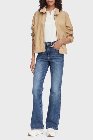 Tommy Jeans Pamuklu Slim Fit Yüksek Bel İspanyol Paça Jean Kadın Kot Pantolon Dw0dw23077 1bk Mavi