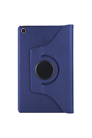 Huawei Mediapad T3 7 Uyumlu Kılıf, Caseup 360 Rotating Stand Lacivert Arka Kapak