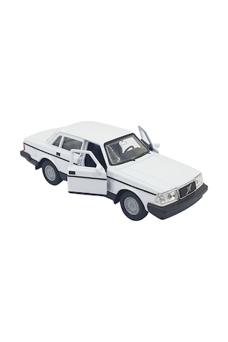 1:32 Volvo 240 Gl Çek Bırak -araba - 43784-beyaz Beyaz