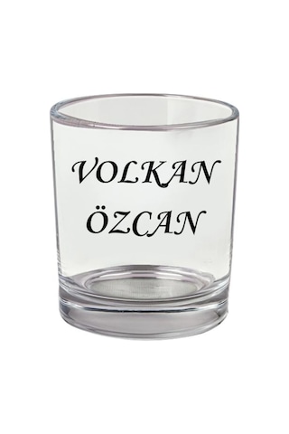 Kişiye Özel Viski Bardağı - Baskılı Viski Bardağı - İsimli Viski Bardağı - Resimli Viski Bardağı Beyaz