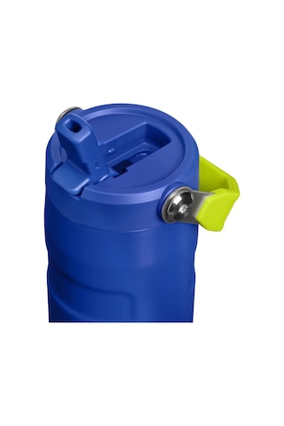 Stanley The Iceflow Flip Straw 2.0 Pipetli Termos Bardak 0.47 Lt / Cobalt Chartreuse Lacivert